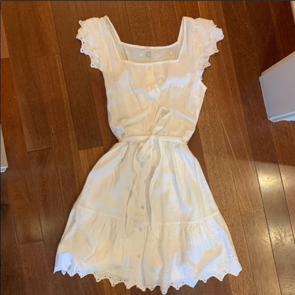 White Eyelet Dress